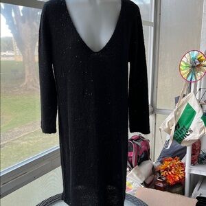 Joe Fresh Black Long Sleeve Dress